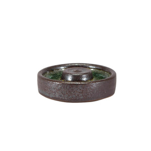 Ceramic with Crystal Incense Holder Small - Ceramic with Crystal Incense  Holder Small – Round