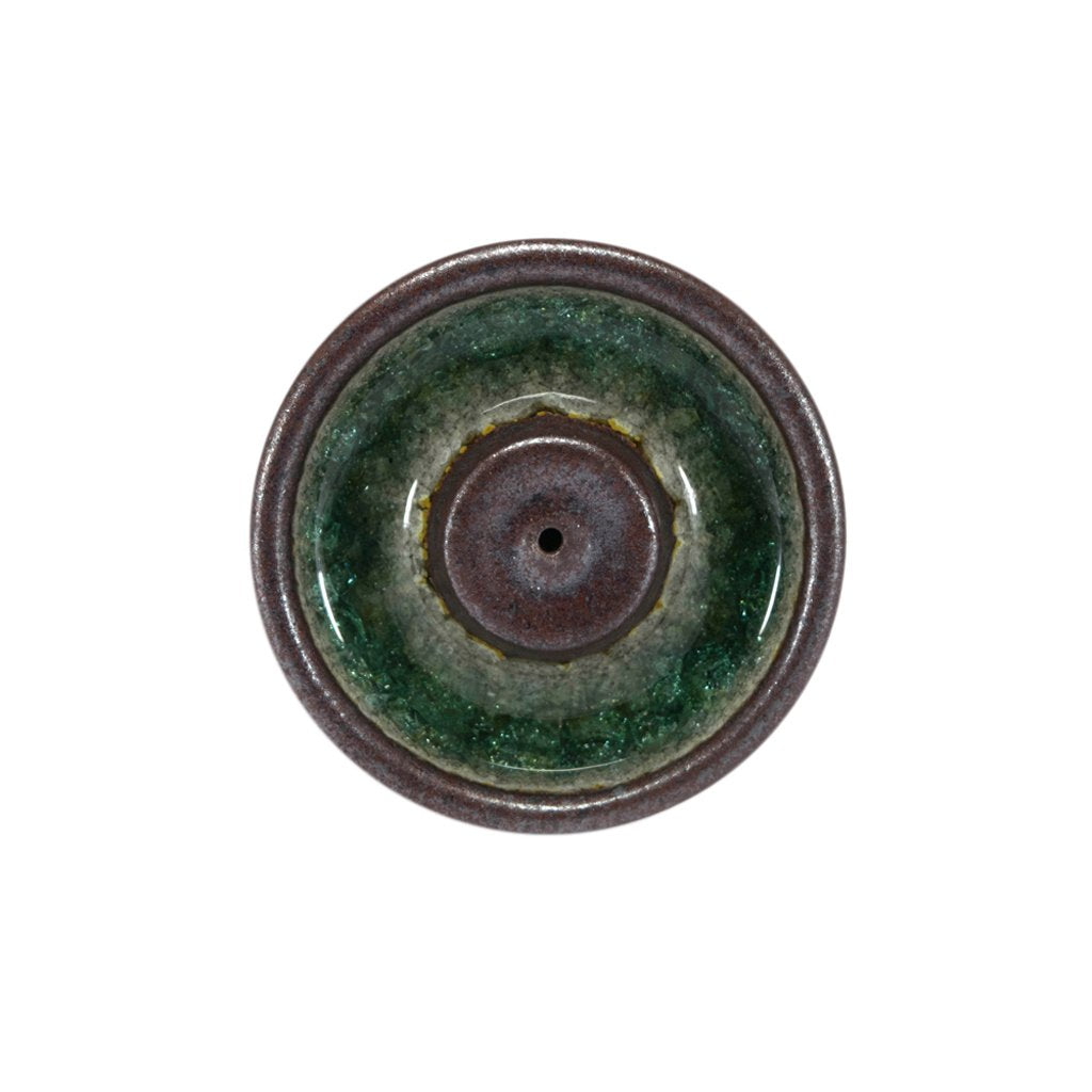 Ceramic with Crystal Incense Holder - Ceramic with Crystal Incense Holder