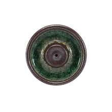 Load image into Gallery viewer, Ceramic with Crystal Incense Holder Small - Ceramic with Crystal Incense  Holder Small – Round