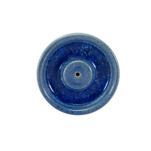 Ceramic with Crystal Incense Holder Small - Ceramic with Crystal Incense  Holder Small – Round