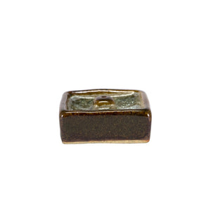 Ceramic with Crystal Incense Holder - Ceramic with Crystal Incense  Holder Small – Square