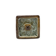 Load image into Gallery viewer, Ceramic with Crystal Incense Holder - Ceramic with Crystal Incense  Holder Small – Square