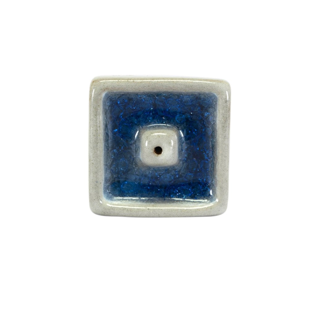 Ceramic with Crystal Incense Holder - Ceramic with Crystal Incense  Holder Small – Square