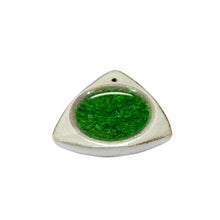 Load image into Gallery viewer, Ceramic with Crystal Incense Holder Small - Ceramic with Crystal Incense  Holder Small – Triangle