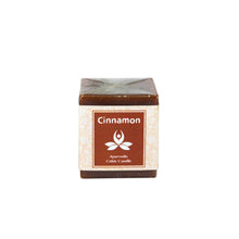 Load image into Gallery viewer, Ayurvedic Cubic Candles - Cinnamon Ayurvedic Cubic Candle