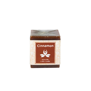 Ayurvedic Cubic Candles - Cinnamon Ayurvedic Cubic Candle