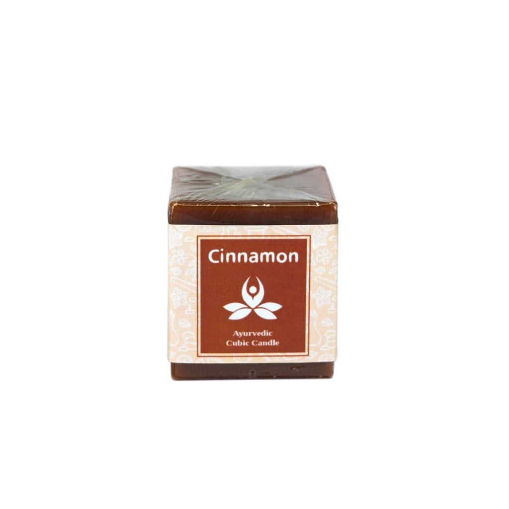 Ayurvedic Cubic Candles - Cinnamon Ayurvedic Cubic Candle